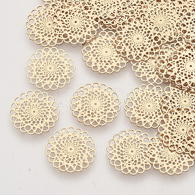Brass Filigree Joiners Links KKC-R001-07LG-1
