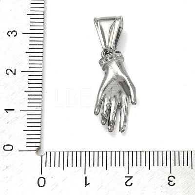304 Stainless Steel Pendants STAS-D225-02P-1