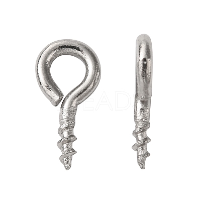 Tarnish Resistant 304 Stainless Steel Screw Eye Pin Peg Bails STAS-K171-52P-8x4mm-1