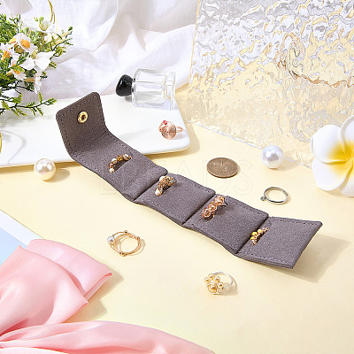 1Pc PU Leather Jewelry Rolls ABAG-CL0001-43C-1