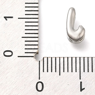 304 Stainless Steel Slide Charms STAS-B075-37P-J-1