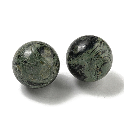 Natural Rhyolite Jasper Round Ball Figurines Statues for Home Office Desktop Decoration G-P532-02A-11-1