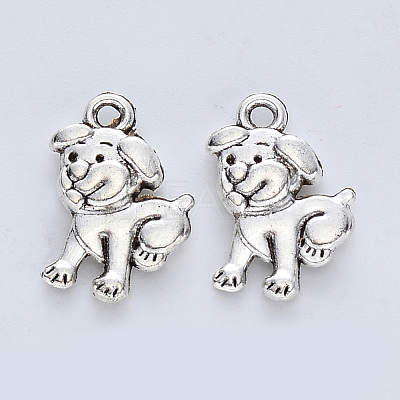 Tibetan Style Alloy Pendants X-TIBE-R316-012AS-RS-1