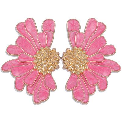 Vintage Flower Stud Earrings for Women JE1095D-1