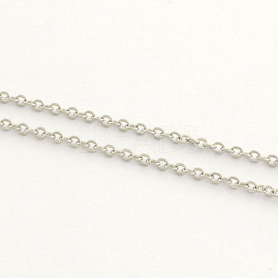 Tarnish Resistant Stainless Steel Cable Chains CHS-Q001-09-1