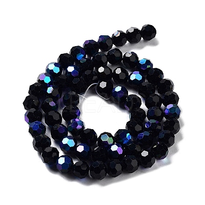 Opaque Glass Beads Strands EGLA-A035-P8mm-L18-1