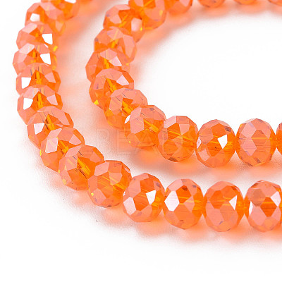 Electroplate Glass Beads Strands EGLA-A034-T2mm-A07-1