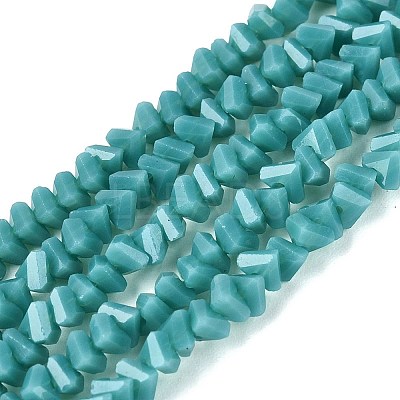 Opaque Glass Beads Strands GLAA-N019-3mm-19-1