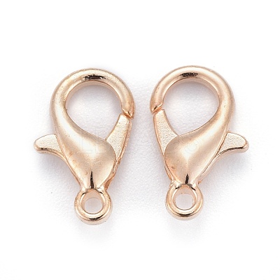 Zinc Alloy Lobster Claw Clasps E102-KCG-1