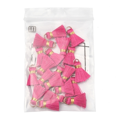 20Pcs Handmade Polycotton(Polyester Cotton) Tassel Decorations FIND-FS0003-27B-1