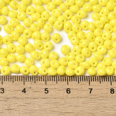 6/0 Opaque Baking Paint Glass Seed Beads X1-SEED-M012-02A-24-1