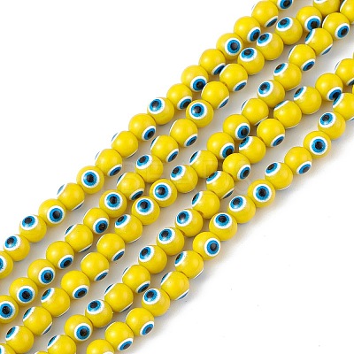 Baking Paint Glass Beads DGLA-C001-02B-1