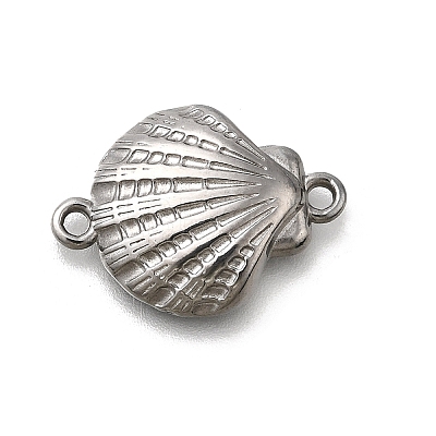 304 Stainless Steel Connector Charms STAS-C119-08P-1