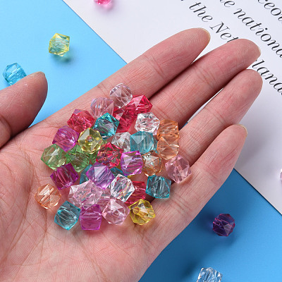 Transparent Acrylic Beads X-MACR-S373-51B-1