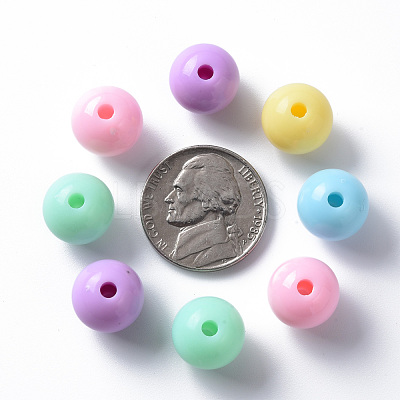 Opaque Acrylic Beads MACR-S370-C12mm-M1-1
