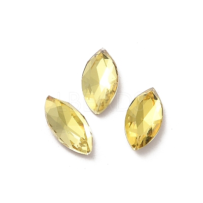 Glass Rhinestone Cabochons RGLA-P037-09B-D226-1