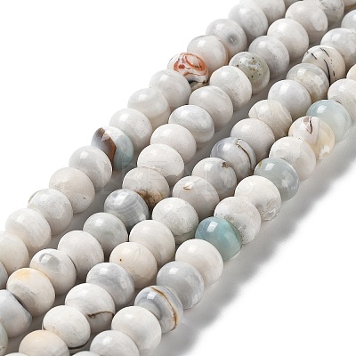 Natural Dyed Agate Imitation Turquoise Beads Strands G-P425-01B-01A-1