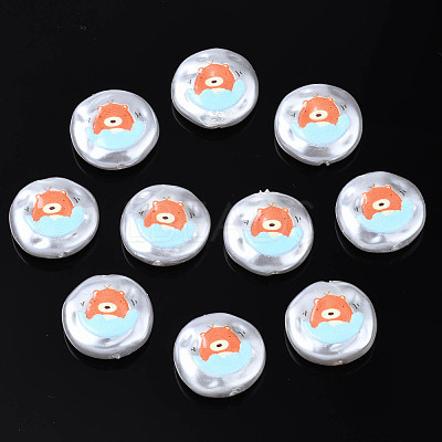 3D Printed ABS Plastic Imitation Pearl Beads KY-S163-429-1