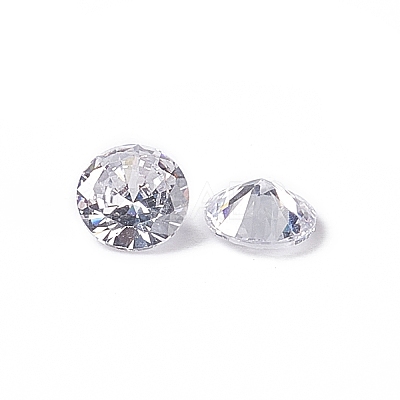 Clear Grade A Diamond Shaped Cubic Zirconia Cabochons X-ZIRC-M002-5mm-007-1