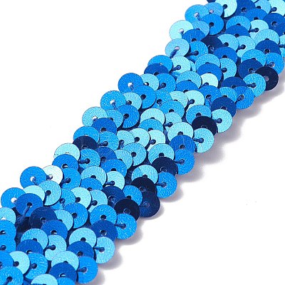 Plastic Paillette Elastic Beads PVC-XCP0001-01-1