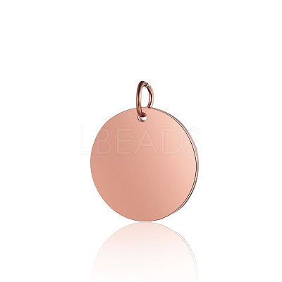 Ion Plating(IP) 304 Stainless Steel Pendants STAS-I311-32D-RG-1