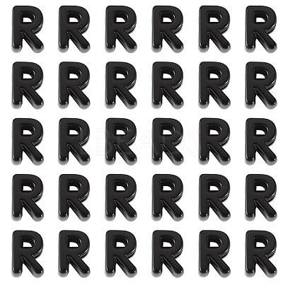 Acrylic European Beads OACR-TAC0013-14R-1
