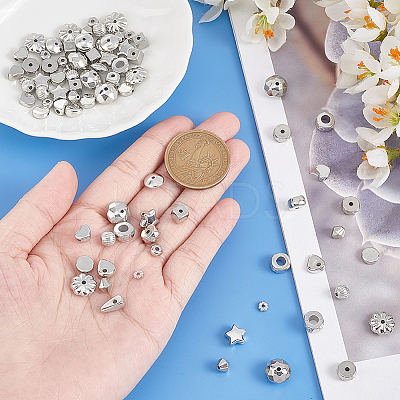 70PCS 14Style CCB Plastic Beads CCB-PH0001-25-1