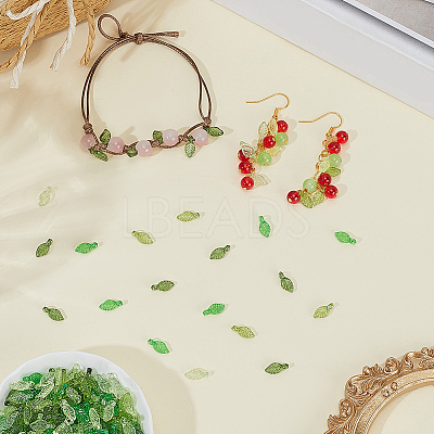 500Pcs 5 Colors Transparent Acrylic Charms TACR-SP0001-35-1