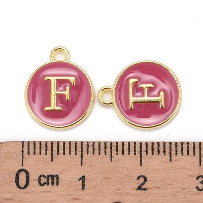 Golden Plated Alloy Enamel Charms LS-ENAM-S118-08F-1