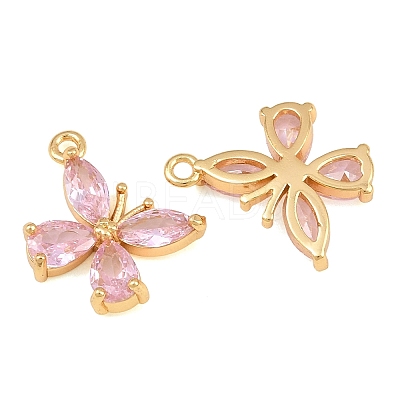 Brass Pave Cubic Zirconia Pendants CU-CBA7392-11G-02-1