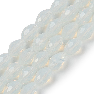 Electroplate Imitation Jade Glass Beads Strands LS-EGLA-N013-J6mm-D02-1