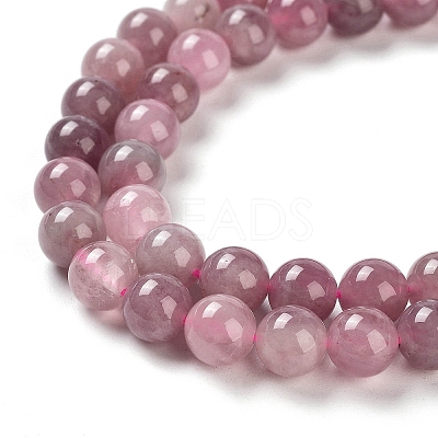 Natural Madagascar Rose Quartz Beads Strands G-B076-A01-02-1