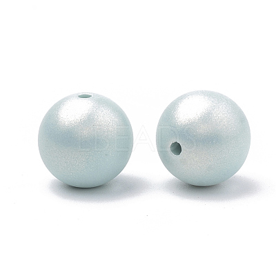 Spray Painted Style Acrylic Beads MACR-T010-16mm-02-1