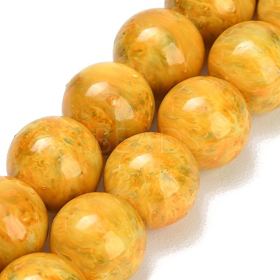 Baking Paint Glass Beads Strands GL-CBA8F4B-02A-1