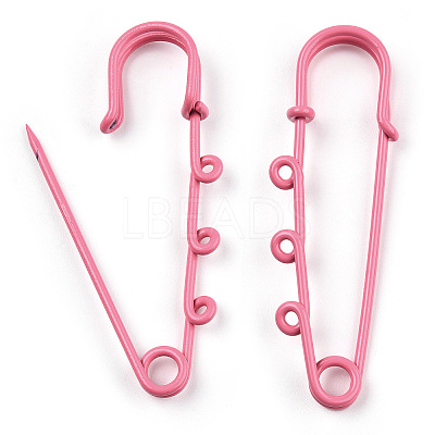 Spray Painted Iron Brooch Findings IFIN-K043-01A-11-1