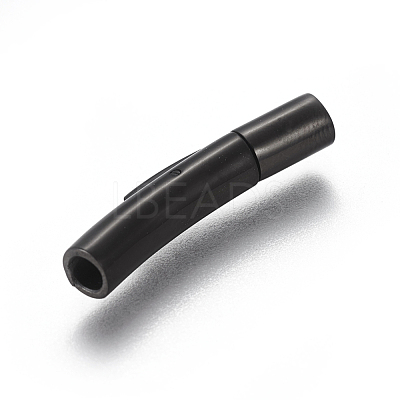 304 Stainless Steel Bayonet Clasps STAS-I013-3mm-B-1-1