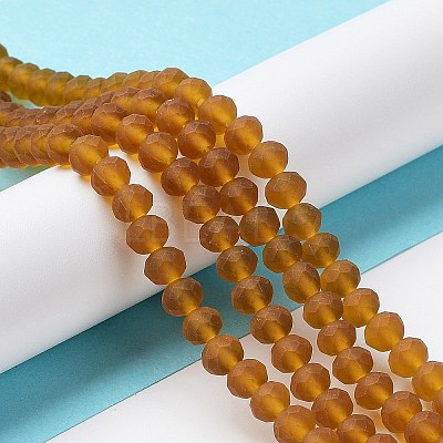 Transparent Glass Beads Strands X-EGLA-A034-T8mm-MD02-1