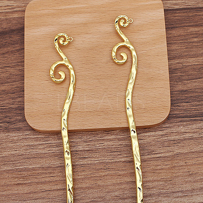 Alloy Vine Hair Sticks OHAR-PW0006-14A-1