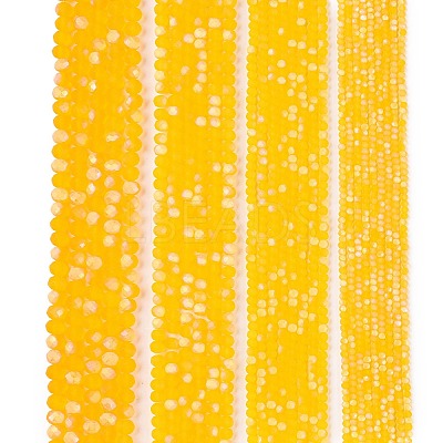 Transparent Glass Beads Strands EGLA-A044-T8mm-MB05-1