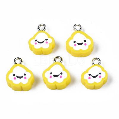 Handmade Polymer Clay Charms LS-CLAY-N006-37B-01H-1