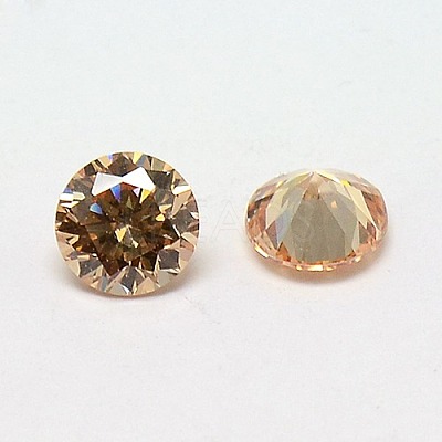 Cubic Zirconia Cabochons ZIRC-M002-4mm-5A-1