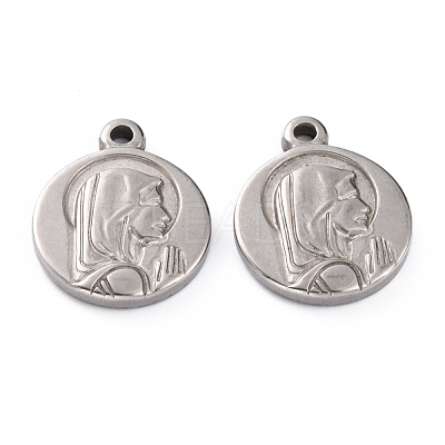 Non-Tarnish 304 Stainless Steel Pendants STAS-O143-04P-1