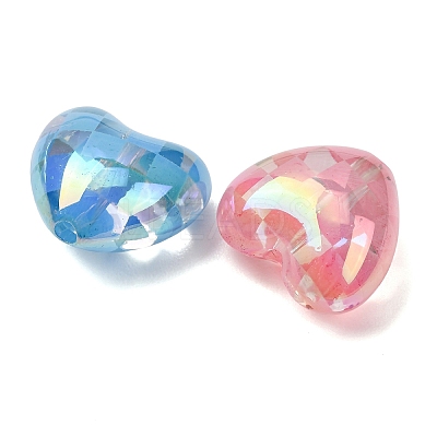 UV Plating Transparent Acrylic Beads AC-CBA8339-01C-1