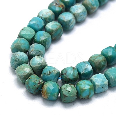 Natural HuBei Turquoise Beads Strands G-G106-G01-02-1