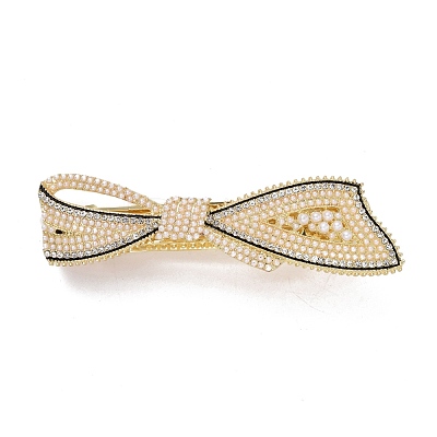 Alloy Crystal Rhinestone Hair Barrettes PHAR-D011-05LG-1