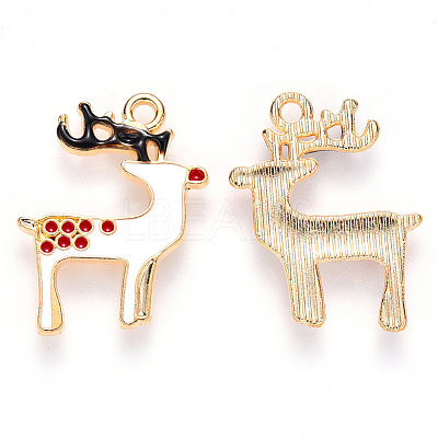 Alloy Enamel Pendants X-ENAM-S121-011-1