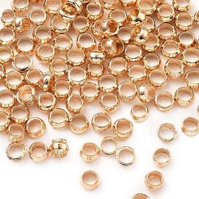 Brass Crimp Beads KK-S509-01KCG-01-1