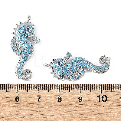 SHEGRACE Brass Synthetic Turquoise Pendants XGRQ5K356-839P-1