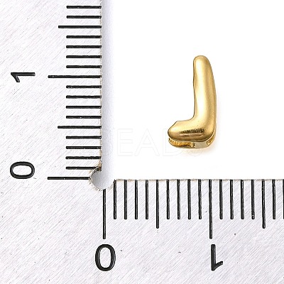 Ion Plating(IP) 304 Stainless Steel Slide Charms STAS-B075-37G-L-1