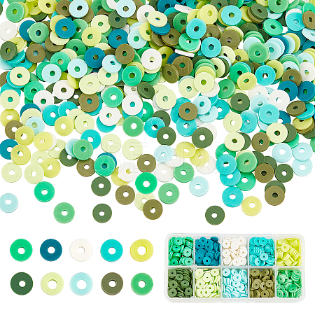 Handmade Polymer Clay Beads CLAY-FH0001-02C-02-1